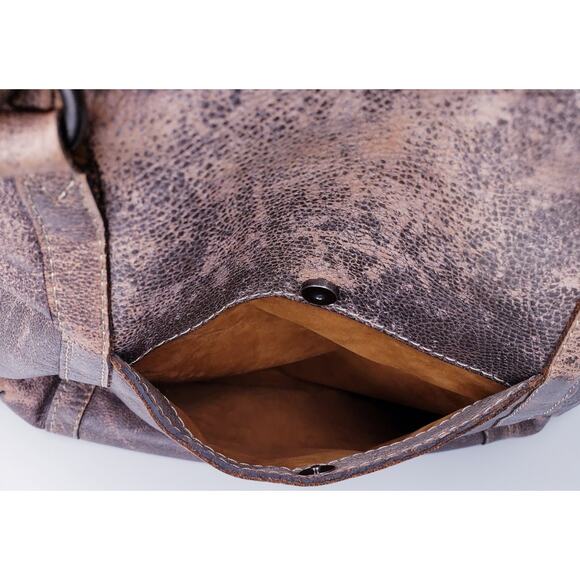 PATRICIA NASH XL Italian Leather Hobo Tote Shoulder Bag Purse Long Straps VGUC - Picture 9 of 16